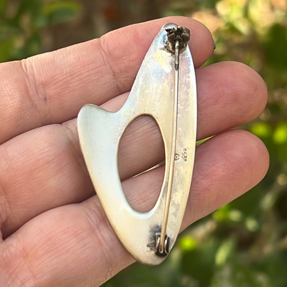 Vintage Silver Heart Brooch - Picture 4 of 17